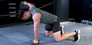 The Bear Plank Alternating Reverse Fly Is and Effective Exercise