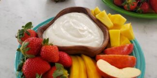 Creamy Yogurt Fruit Dip