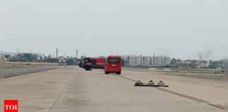 Anti-hijacking mock exercise conducted at Chennai airport | Chennai News