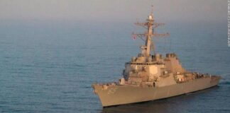 US Navy destroyer performs freedom of navigation exercise in South China Sea