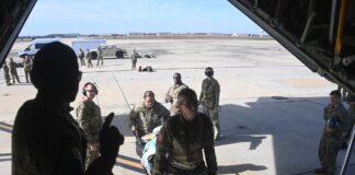459th medical units, SFS, RegAF, Guard, Navy team for joint training exercise > 459th Air Refueling Wing > Article Display