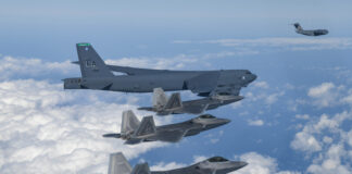 U.S. flaunts deterrence capabilities in exercise near Korean Peninsula