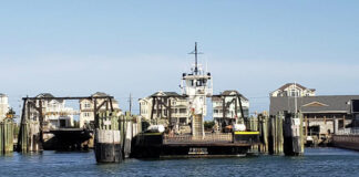 Exercise on Hatteras ferry helps agencies train for emergency incident