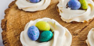 Cute Meringue Nests For Spring