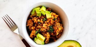 Chorizo Spanish Rice (With Cauliflower Rice)