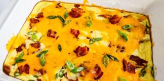 Cheesy Breakfast Casserole Recipe (Protein Packed!)