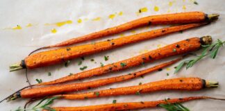 Maple Tarragon Roasted Carrots Recipe