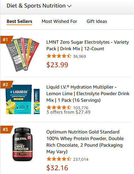 [AD] Amazon Best Sellers in Diet & Sports Nutrition