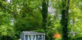 How Can I Blend a Large Storage Structure into My Existing Landscaping?