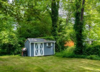 How Can I Blend a Large Storage Structure into My Existing Landscaping?